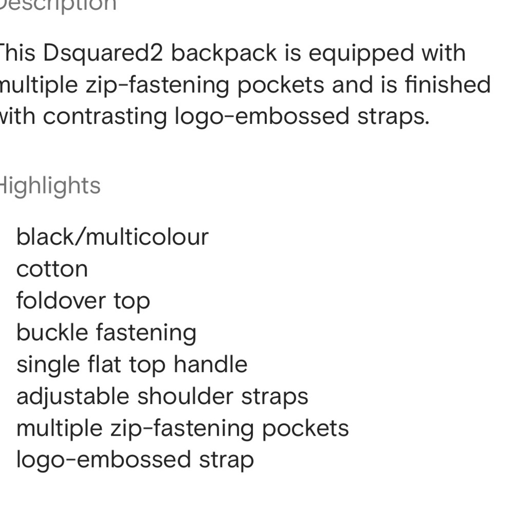 Dsquared2 Backpack Authentic - image 6